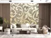 Fototapet Art Deco Stucco Texture, pentru living şi dormitor, 208x208 cm