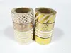 Set 8 role washi tape, benzi decorative adezive, Folina MIX6