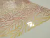 Folie geam autoadezivă Azuma, Folina, transparentă în degrade oranj, 120 cm lăţime