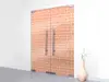 Folie geam autoadezivă, Folina, model geometric oranj. 120 cm lăţime