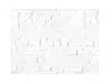 Tapet autoadeziv cărămidă albă, Folina, pentru bucătărie, baie, balcon, hol, rolă de 130x250 cm