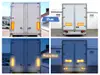 Autocolant reflectorizant tip bandă pentru vehicule și remorci, set 2 bucăți 565x200 mm