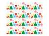 Set 4 borduri decorative Crăciun, multicolor
