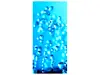Folie cabină duş, Folina, sablare albastră, autoadezivă, rolă de 100x210 cm