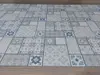 Covor din vinil Belinda, linoleum antiderapant cu model gri. rolă de 80x290 cm