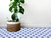 Covor antiderapant pentru bucătărie, din pvc, model Sebang, linoleum antiderapant la rolă de 80x158 cm