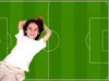 Covor antiderapant pentru cameră copii, din pvc, model teren fotbal, linoleum antiderapant la rolă de 80x200 cm lățime.