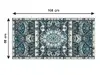 Covor antiderapant pentru bucătărie, din pvc, model Verno, linoleum antiderapant la rolă de 80x158 cm