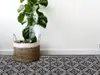 Covor PVC, cu model romburi, linoleum antiderapant la rolă de 80x490 cm