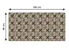 Covor antiderapant pentru bucătărie, din pvc, model Veria, linoleum antiderapant la rolă de 80x158 cm