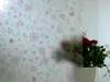 Folie geam autoadezivă Rosa, Folina, imprimeu floral, roz, lățime 90 cm