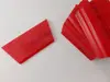 Lamă pentru racletă, roșie, moale, utilizări diverse. 11x5 cm