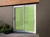 Folie geam sablat verde deschis, Folina Lizard Green, translucidă, autoadezivă, rolă de 200 x 120 cm
