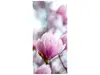 Folie cabină duş, Folina, model floral Magnolie, folie autoadezivă cu efect de sablare, rolă de 100x210 cm