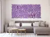 Oglindă decorativă Flower Blossom, Folina, culoare mov, dimensiune oglindă 200x93 cm