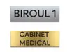 Plăcuță personalizată gravată pentru birouri, spații comerciale, firme și instituții, 15x5 cm