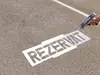 Șablon semnalizare Rezervat, pentru parcare