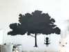 Sticker tablă de scris, Folina, model copac, 76x110 cm, racletă de aplicare inclusă in set