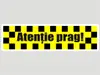 Sticker podea Atenţie la prag, Folina, 50x13 cm - set 2 stickere
