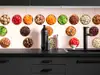 Set 18 stickere bucătărie, Folina, model fructe, multicolor