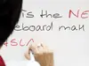 Folie autoadezivă Whiteboard Mat, Aslan WB975, alb mat, lățime 137 cm