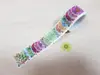 Abţibilduri Washi Tape, Folina, model flori, multicolor
