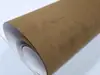 Material autoadeziv imitație piele întoarsă maro (Suedette), lățime 152 cm, se vinde la metru liniar