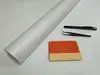 Set autocolant alb mat 30x500 cm + racletă, cutter, pensetă – pentru cutter plotter, realizare stickere, proiecte DIY crafting și handmade