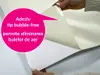Autocolant mobilă premium, alb vanilie mat soft touch, 122 cm lățime