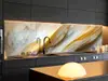 Autocolant perete imitaţie marmură aurie, Folina, rezistent la apă şi căldură, rolă de 67x200 cm