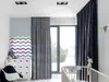 Autocolant de perete multicolor pentru camera copiilor, Folina, model în zig-zag, rolă de 50x130 cm