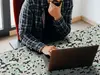 Autocolant decorativ Folina,  model tastatură, 100 cm lățime