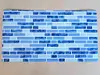 Autocolant perete imitaţie faianţă albastră, Folina Turik, rezistent la apă şi căldură, rolă de 67x200 cm