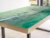 Autocolant blat masă, model valuri, 100 x 200 cm, racletă inclusă