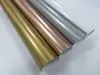 Set autocolant metalic lucios – auriu, rose gold, argintiu 30x100 cm + folie transfer 30x300 cm – pentru cutter plotter și stickere premium