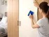 Autocolant mobilă premium, alb vanilie mat soft touch, 122 cm lățime