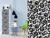 Autocolant decorativ flori negre Barock 67