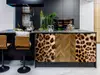 Autocolant mobilă animal print, Dimex Leopard Skin, maro, rolă de 60x270 cm