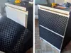 Autocolant negru Grid Carbon, model embosat pătrățele - 75x250 cm