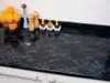 Autocolant mobilă Marmi, d-c-fix, imitație marmură, negru, 45 x 200 cm