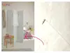 Autocolant mobilă Romeo Matt White, d-c-fix, imitaţie marmură, rolă de 67 cm x 5 metri, cu racletă şi cutter