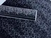 Autocolant mobilă negru embosat, model fluid decorativ - 75x250 cm