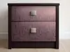 Autocolant violet prăfuit, efect metalic 3D texturat, Mayan Chameleon - 75x250 cm