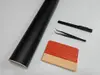 Set autocolant negru mat 30x500 cm + racletă, cutter, pensetă – pentru cutter plotter, realizare stickere, proiecte DIY crafting și handmade