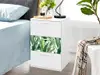 Autocolant pentru mobilă cu model frunze exotice, Folina, rolă de 50x200 cm