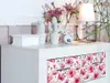 Autocolant pentru mobilă cu model maci de grădină, Folina, rolă de 50x200 cm