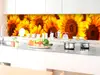 Autocolant perete backsplash, Dimex Floarea soarelui, rezistent la apă şi căldură, rolă de 60x350 cm