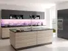 Autocolant perete bucătărie, Dimex Lavander, model floral violet, rezistent la apă şi căldură, rolă de 60x350 cm