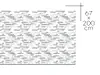 Autocolant perete baie și bucatărie, imitaţie mozaic gri, rezistent la apă şi căldură, rolă de 67x200 cm
