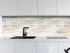 Autocolant perete cărămidă bej, Folina, decor contrablat bucătărie, rolă de 60 x 280 cm